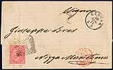 lettera per la Francia 1874