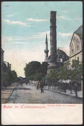 Cartolina  illustrata di Costantinopoli