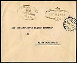 corrispondenza di carteggio reale  in franchigia 1937