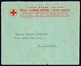 Busta Croce rossa italiana  1945