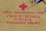 Bollo Croce Rossa Passaggio Edling 1915