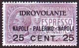 Primo francobollo  aereo  per idrovolante 1927