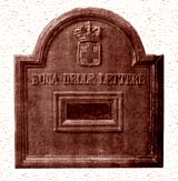 Buca delle lettere  Sabauda 1850