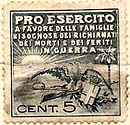 Chiudilettera di posta ordinaria guerra d'Africa  1911