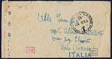 Busta  di italiano inviata con Feldpost dalla Germania 1944