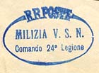 Bollo franchigia militare  Milizia 1929