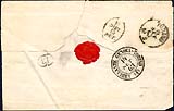 Ambulante postale Genova Torino  1863