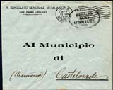 Busta  di posta diplomatica 1916