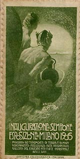 Chiudilettera del 1906 traforo del Sempione