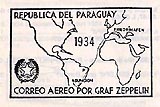 bollo paraguaiano per lo Zeppelin  1934