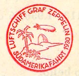 bollo Zeppelin per Sudamerica 1930